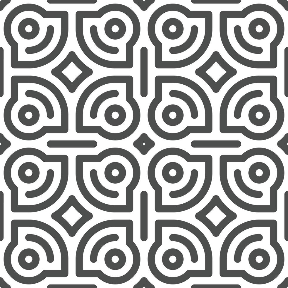 Abstract seamless geometric shape lines pattern vector