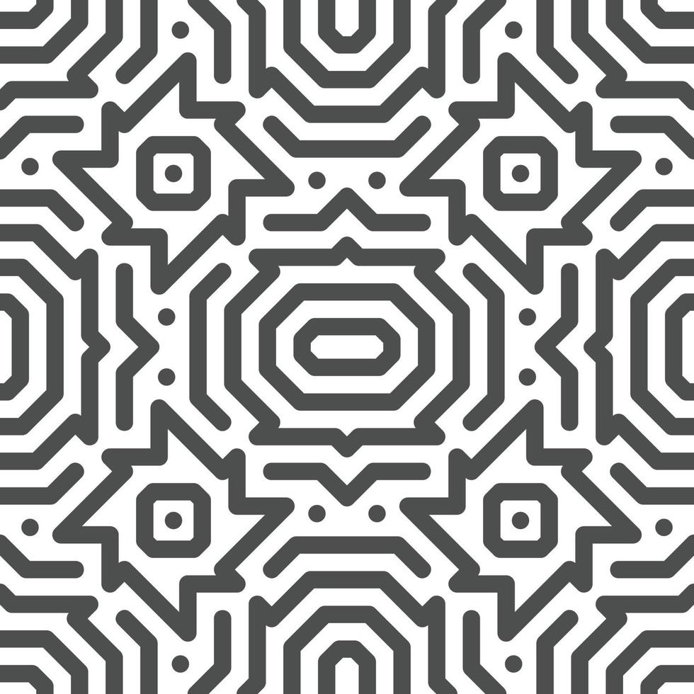 Abstract seamless geometric shape lines pattern vector