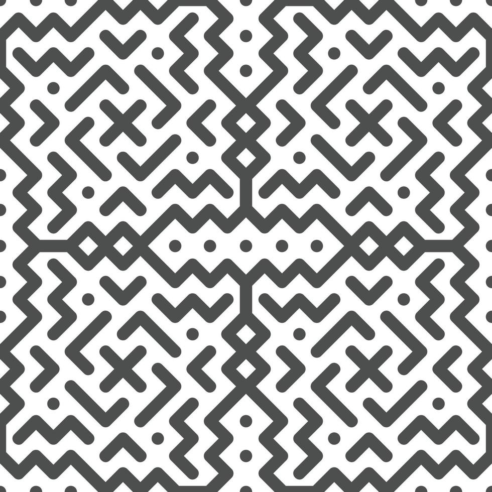 Abstract seamless geometric shape lines pattern vector