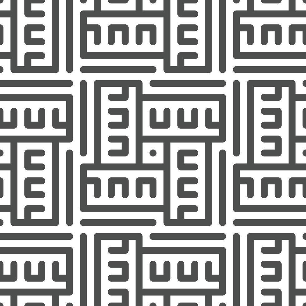 Abstract seamless geometric shape lines pattern vector