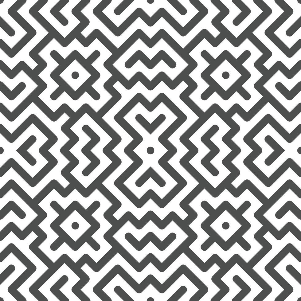 Abstract seamless geometric shape lines pattern 10 vector