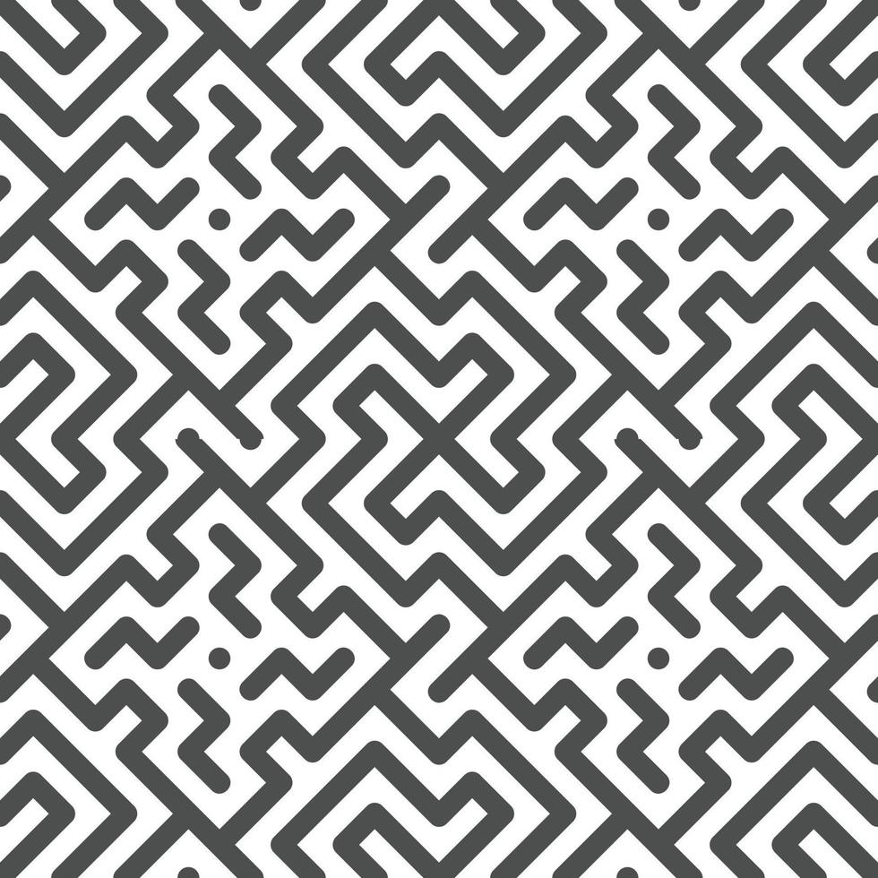 Abstract seamless geometric shape lines pattern 10 vector