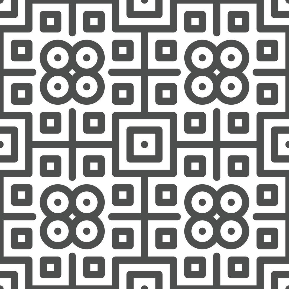 Abstract seamless geometric shape lines pattern vector