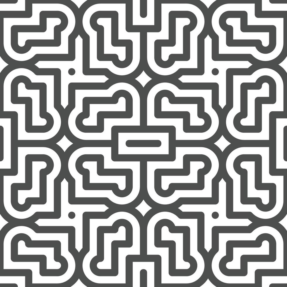 Abstract seamless geometric shape lines pattern vector