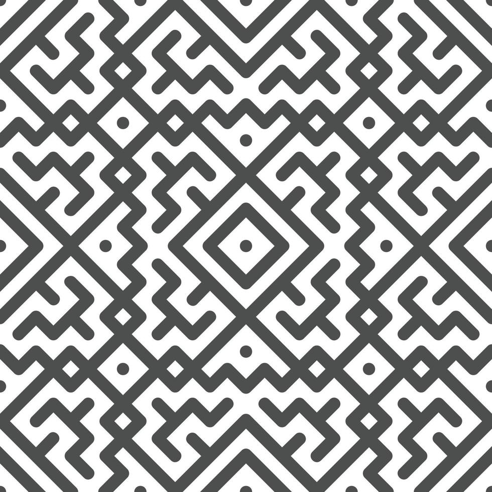 Abstract seamless geometric shape lines pattern 10 vector