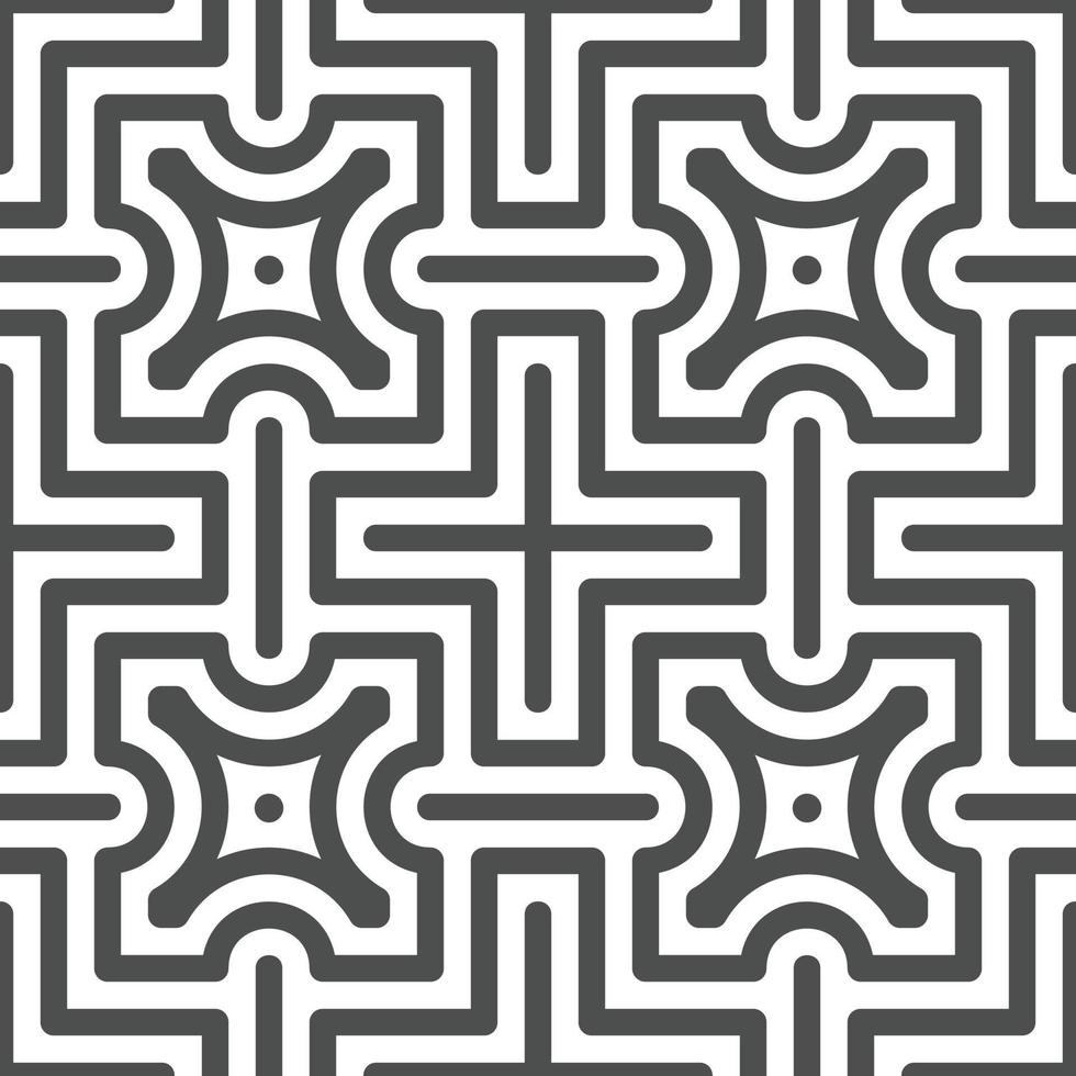 Abstract seamless geometric shape lines pattern vector