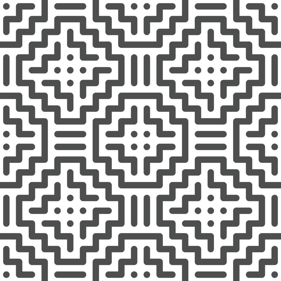 Abstract seamless geometric shape lines pattern vector