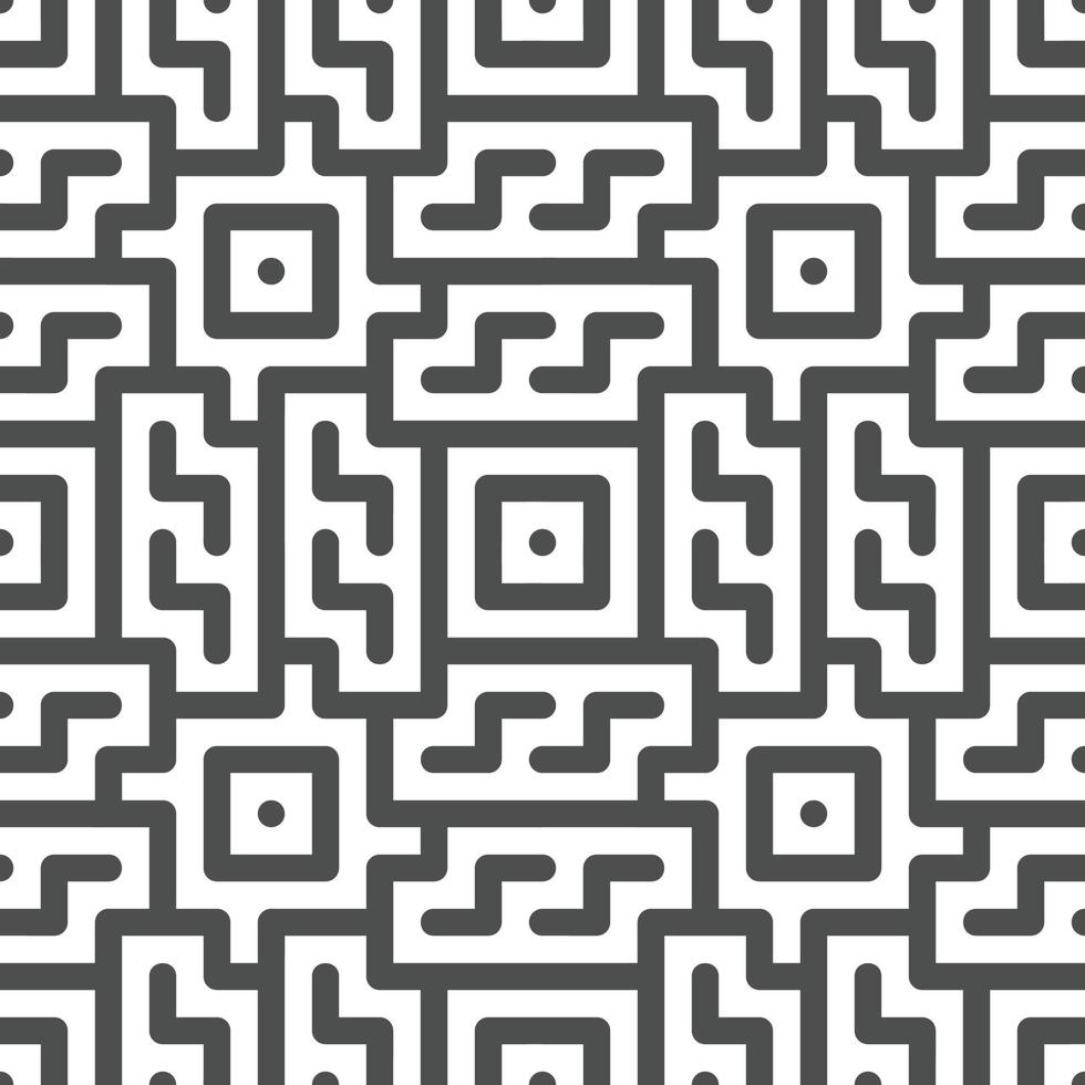 Abstract seamless geometric shape lines pattern 10 vector