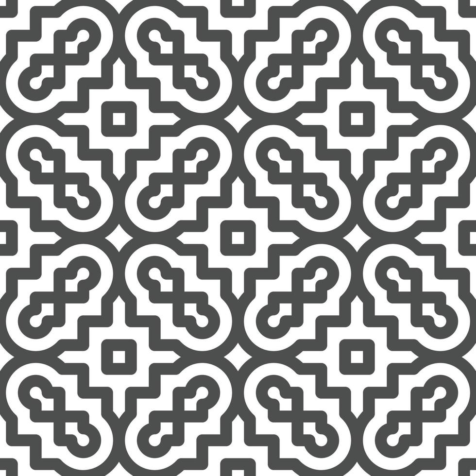 Abstract seamless geometric shape lines pattern vector