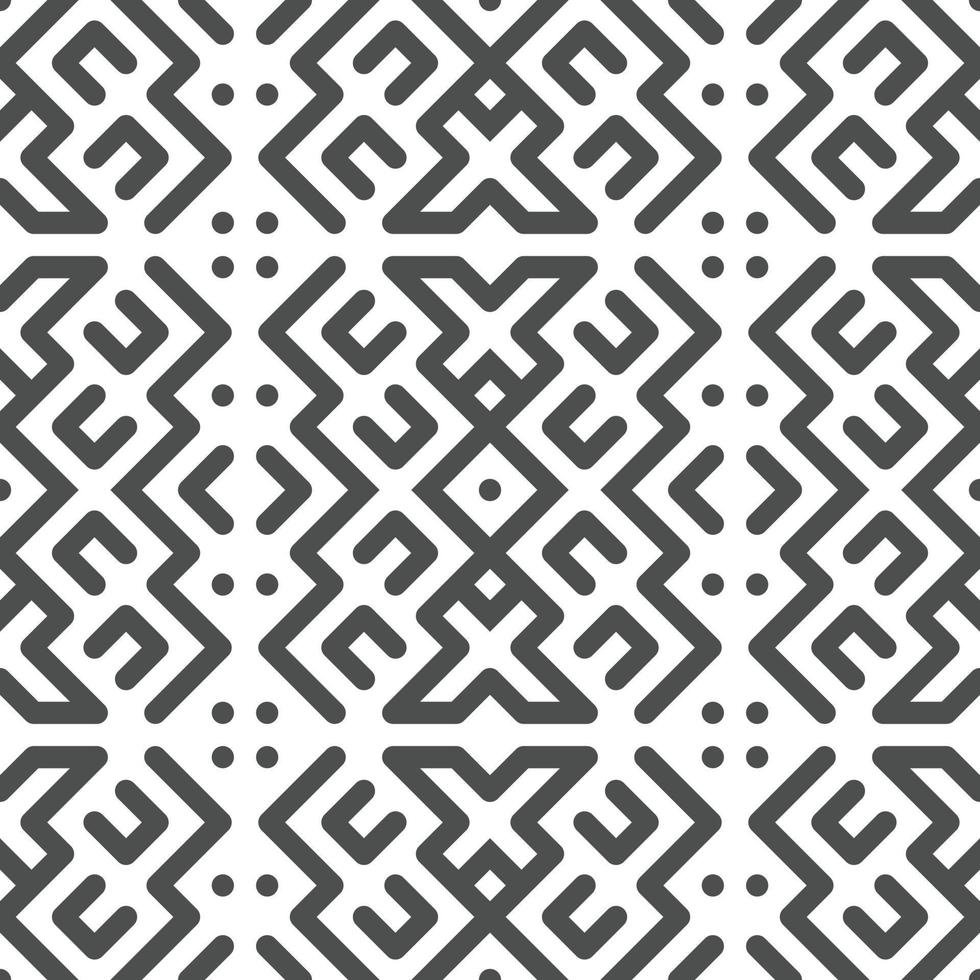 Abstract seamless geometric shape lines pattern vector