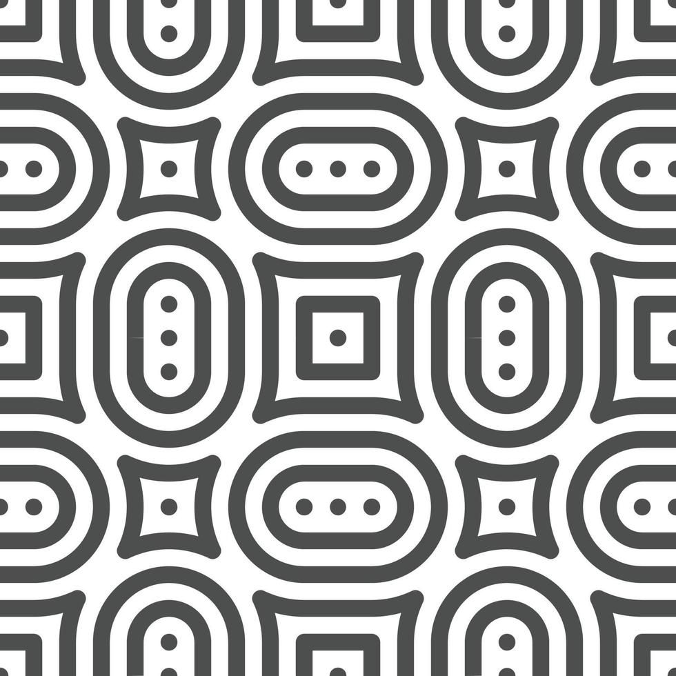 Abstract seamless geometric shape lines pattern vector