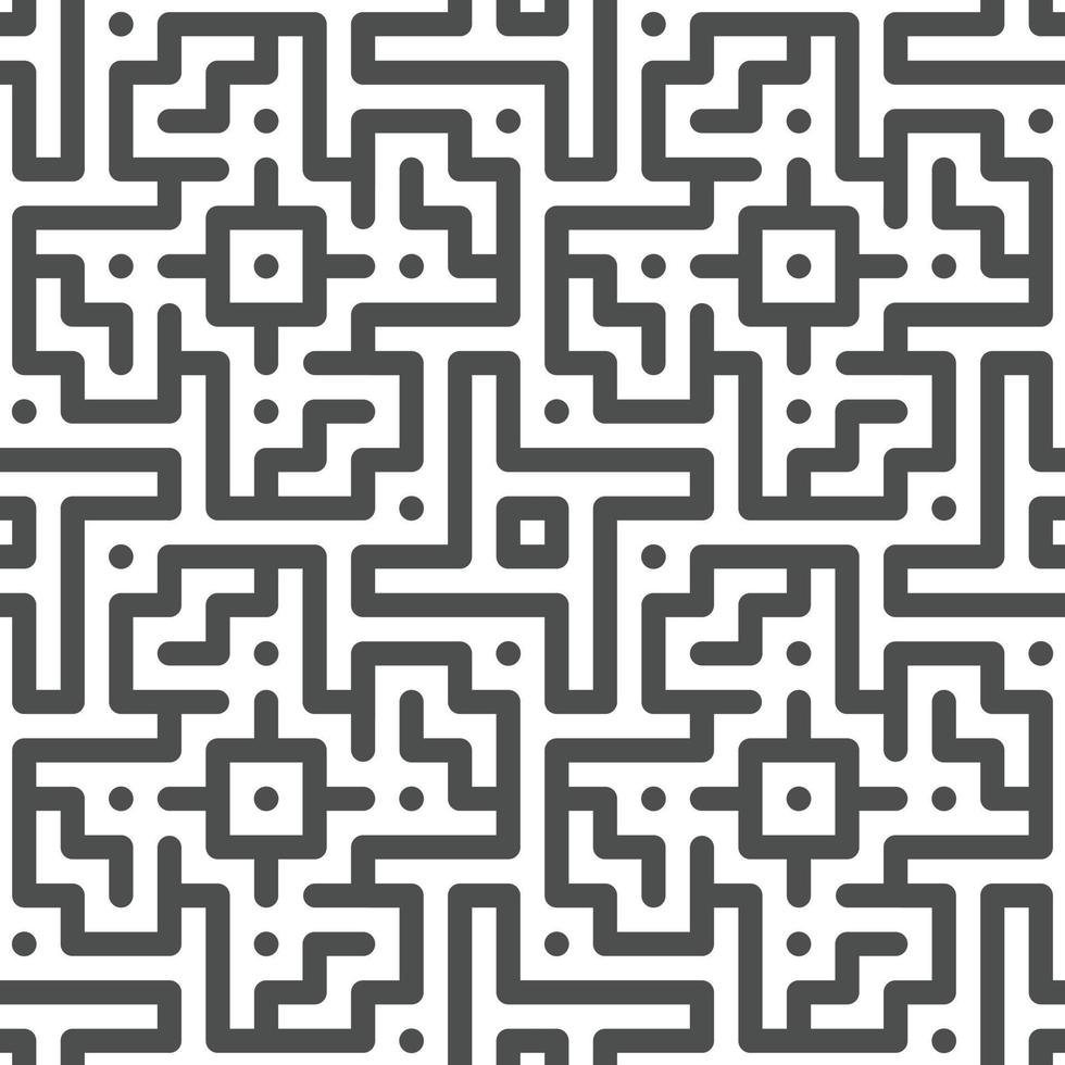 Abstract seamless geometric shape lines pattern vector