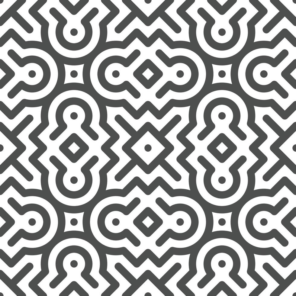 Abstract seamless geometric shape lines pattern vector