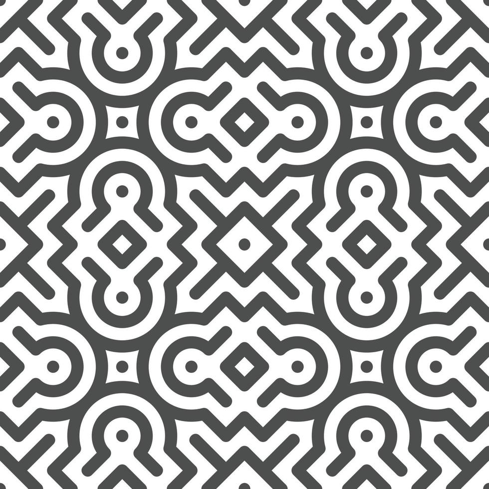 Abstract seamless geometric shape lines pattern vector