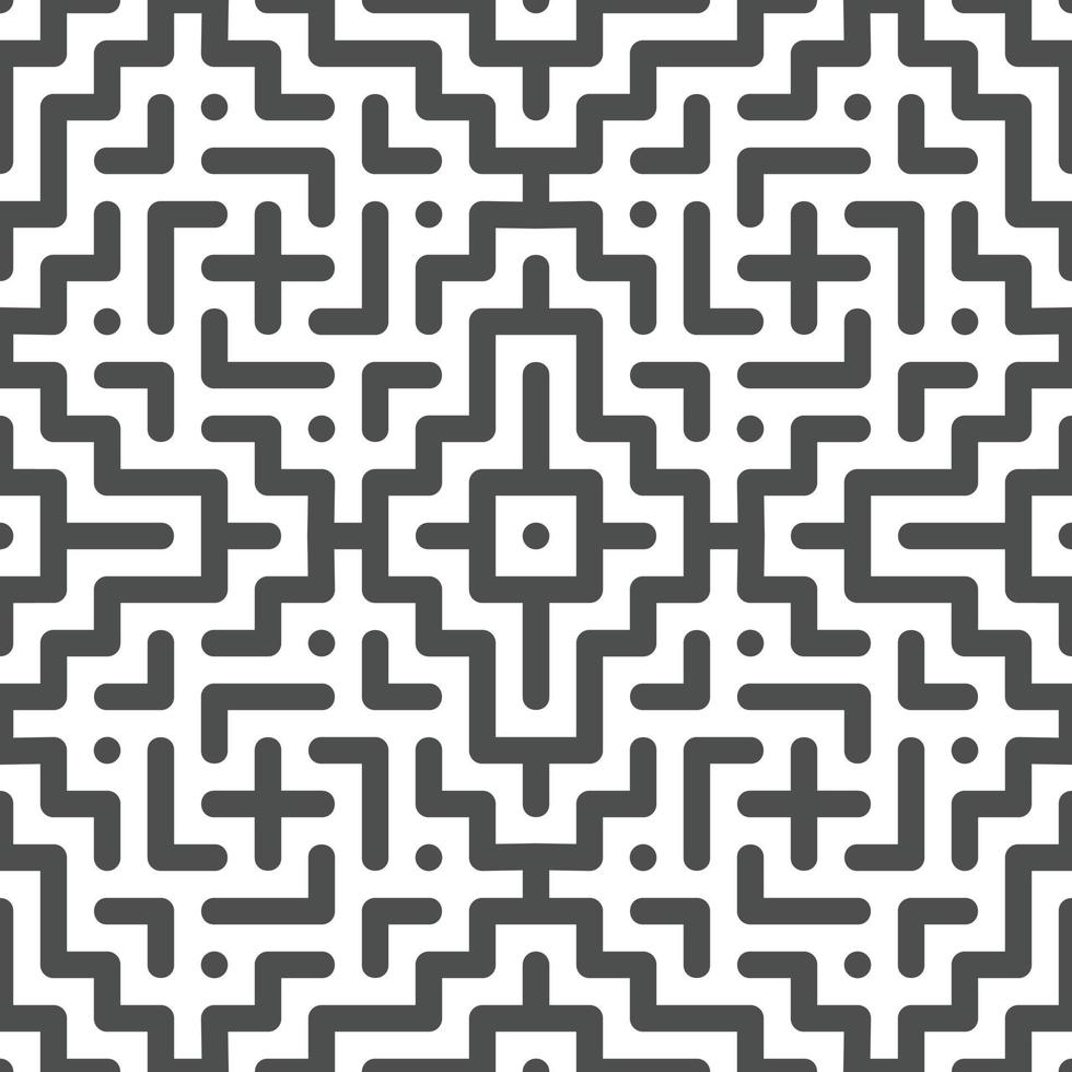 Abstract seamless geometric shape lines pattern vector