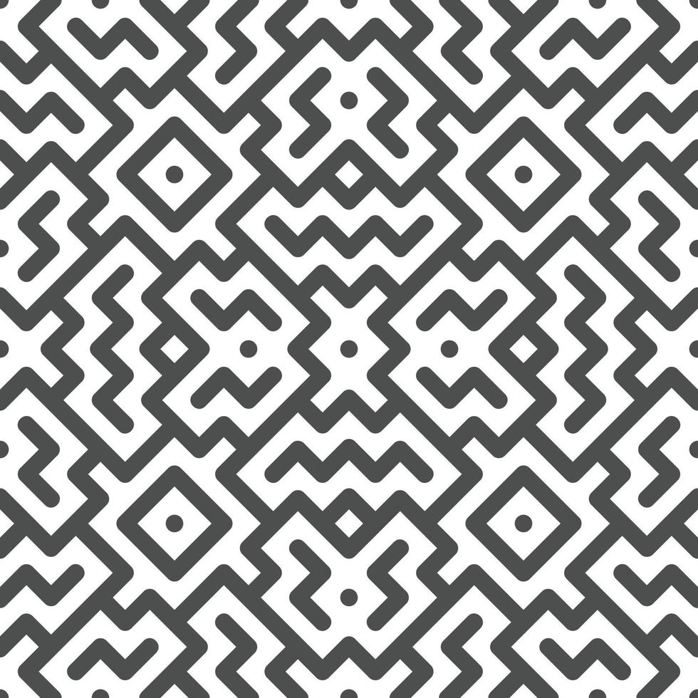Abstract seamless geometric shape lines pattern vector