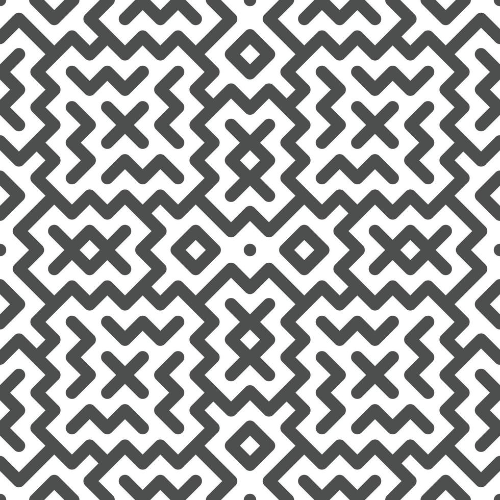 Abstract seamless geometric shape lines pattern vector