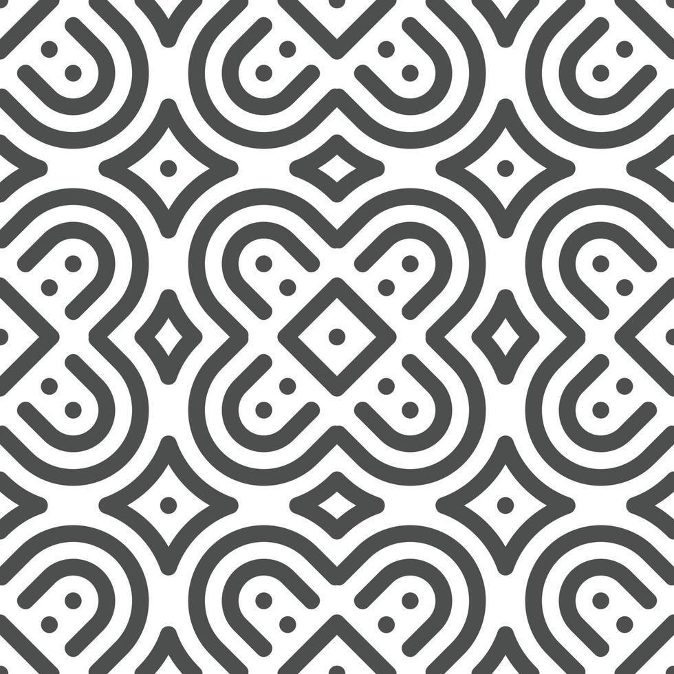 Abstract seamless geometric shape lines pattern vector