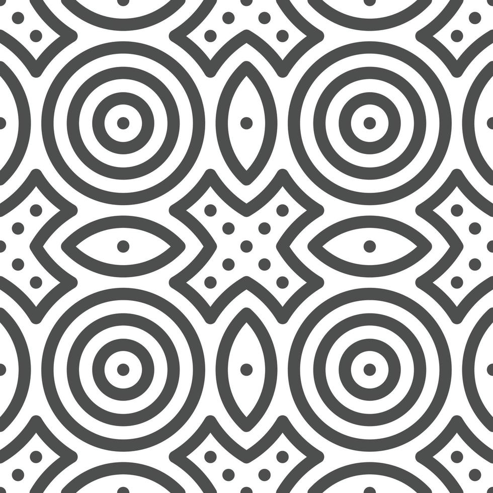 Abstract seamless geometric shape lines pattern vector