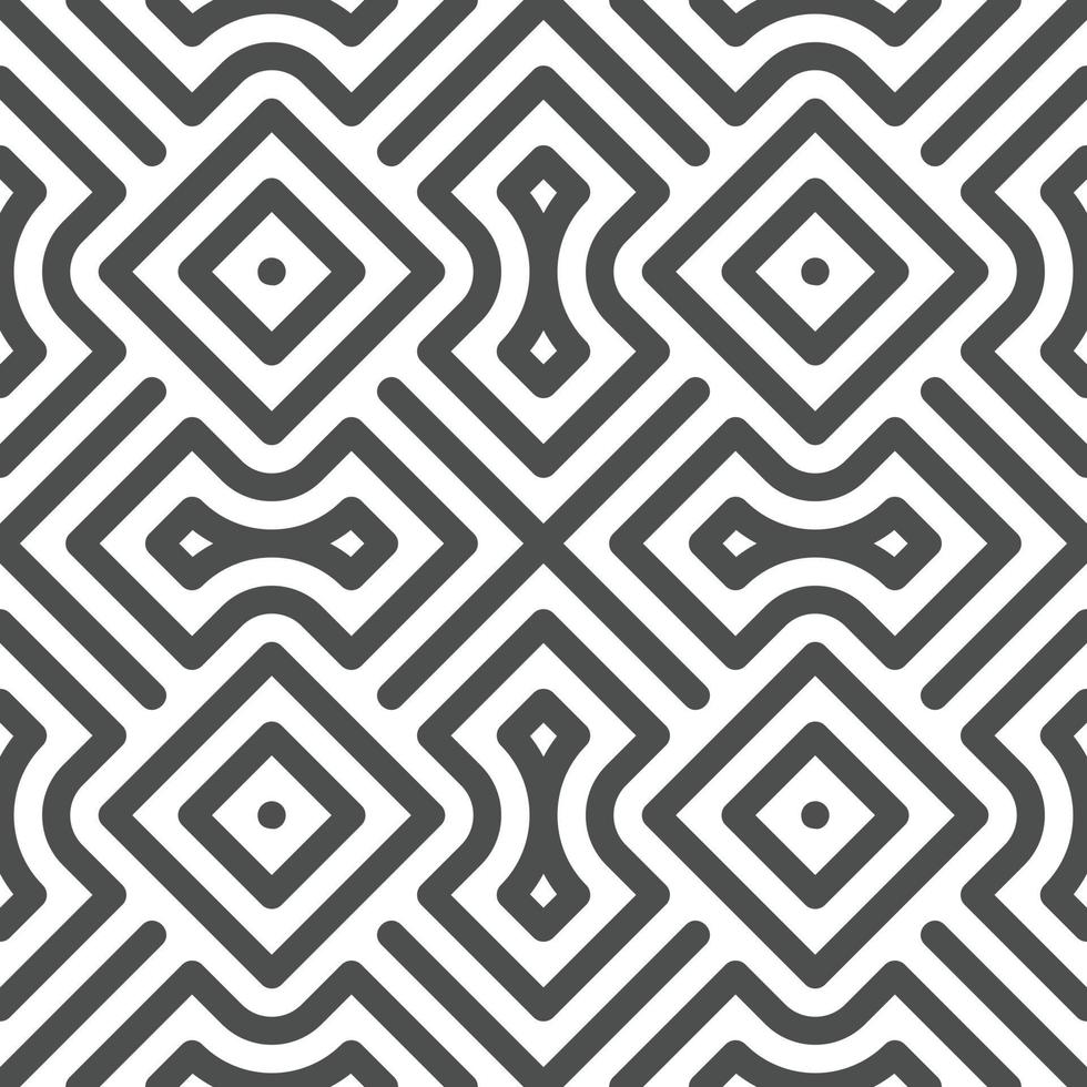 Abstract seamless geometric shape lines pattern vector