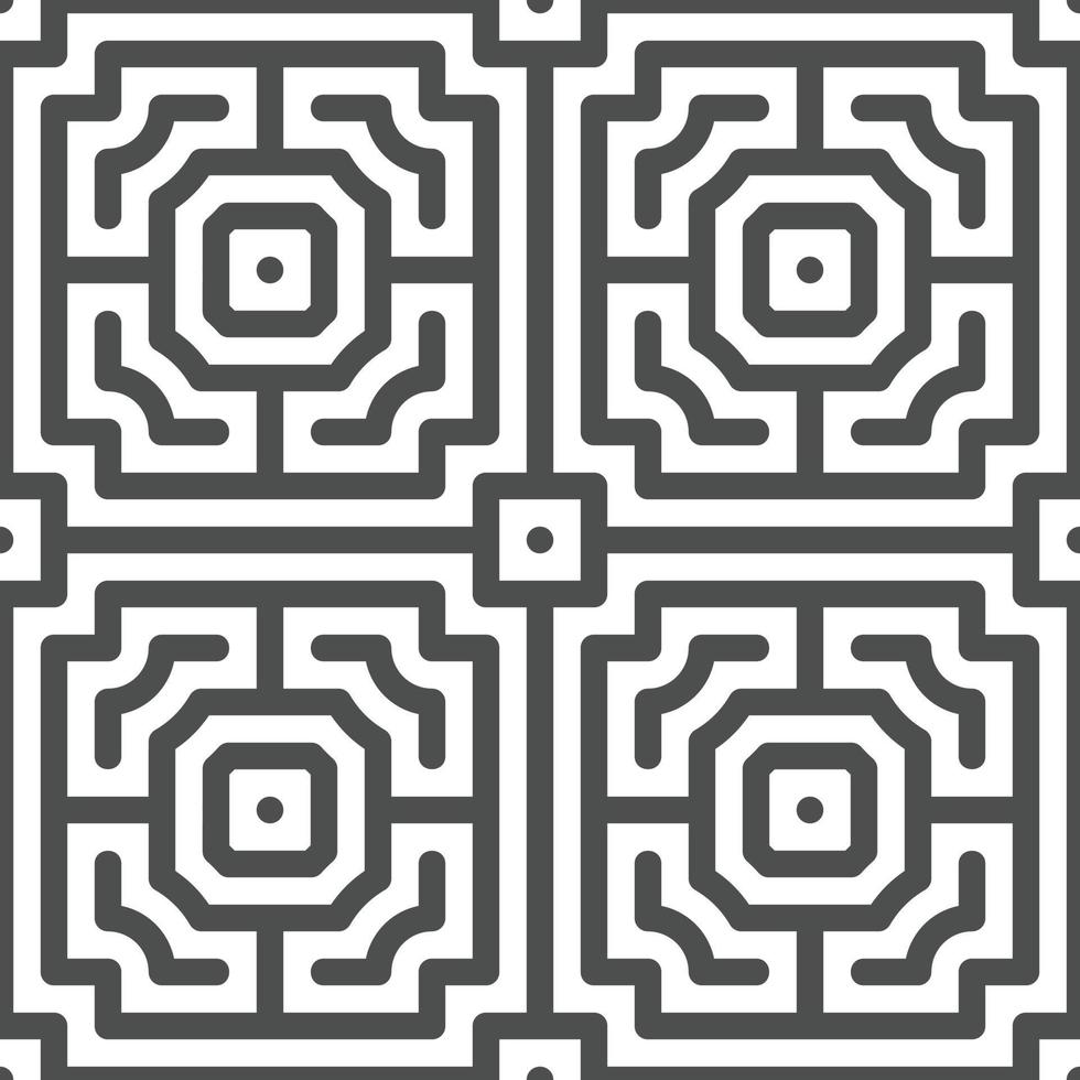 Abstract seamless geometric shape lines pattern vector