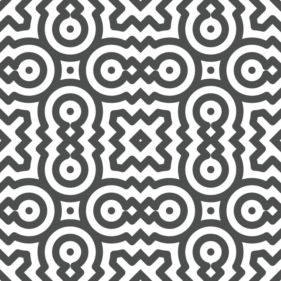 Abstract seamless geometric shape lines pattern vector