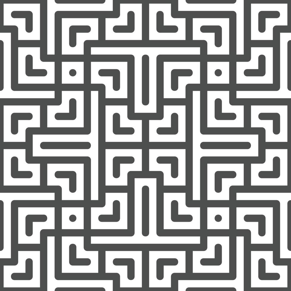 Abstract seamless geometric shape lines pattern vector
