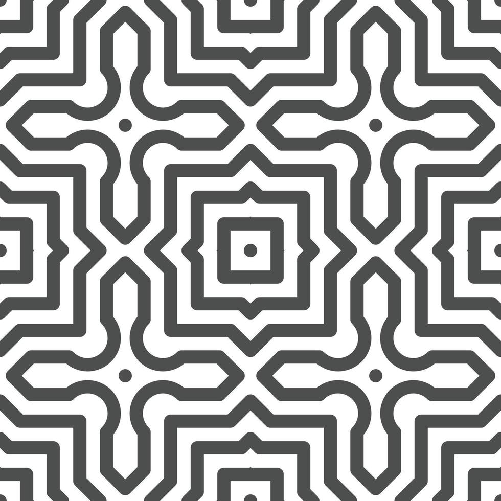 Abstract seamless geometric shape lines pattern vector