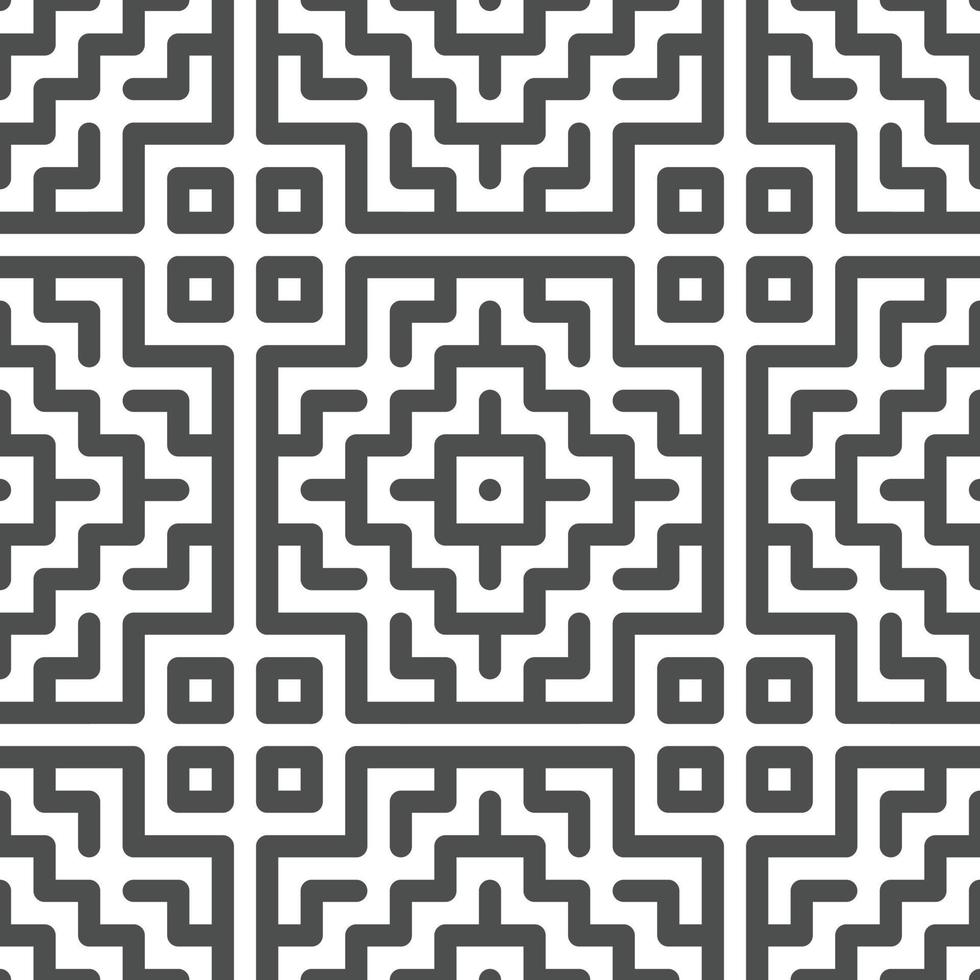 Abstract seamless geometric shape lines pattern vector