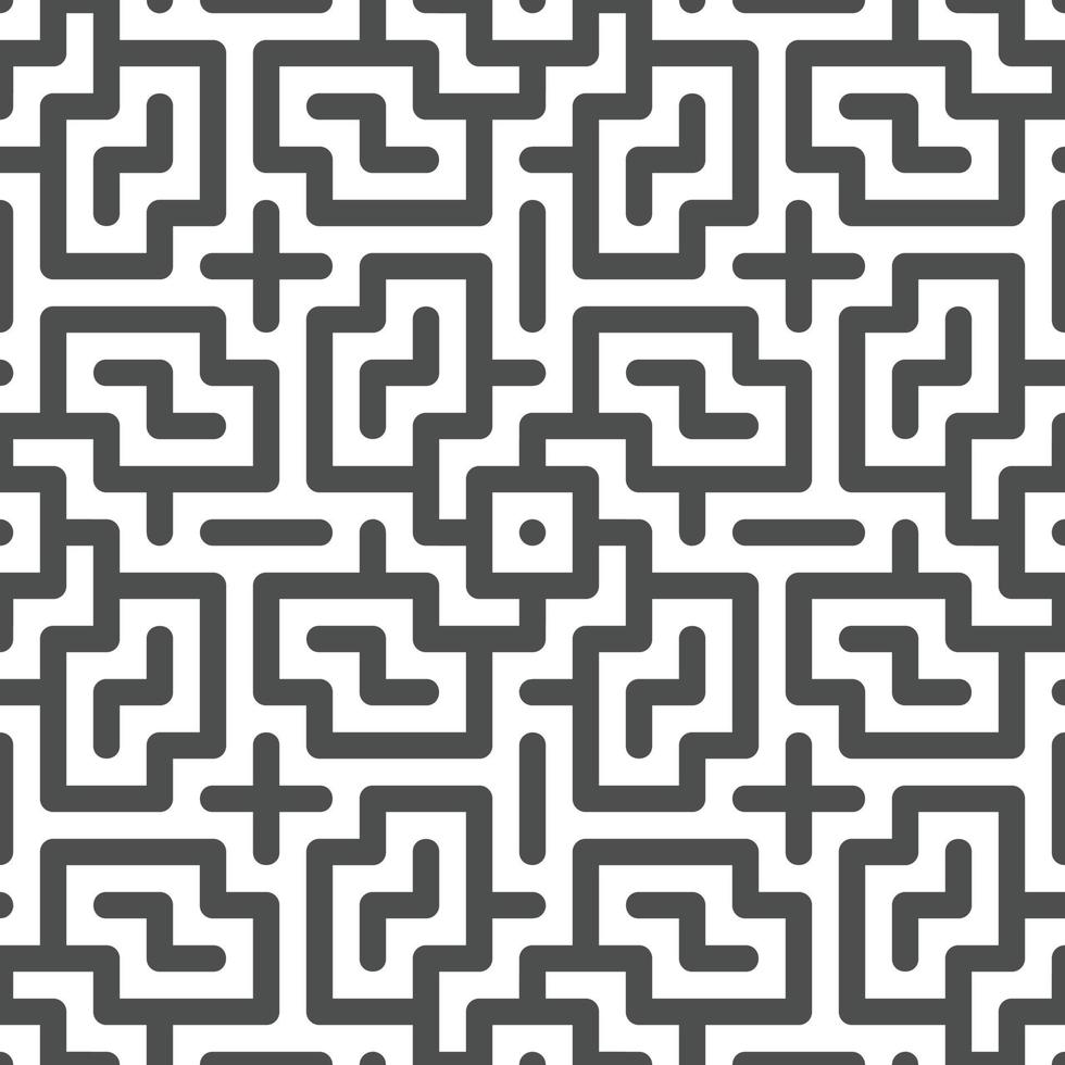 Abstract seamless geometric shape lines pattern 10 vector