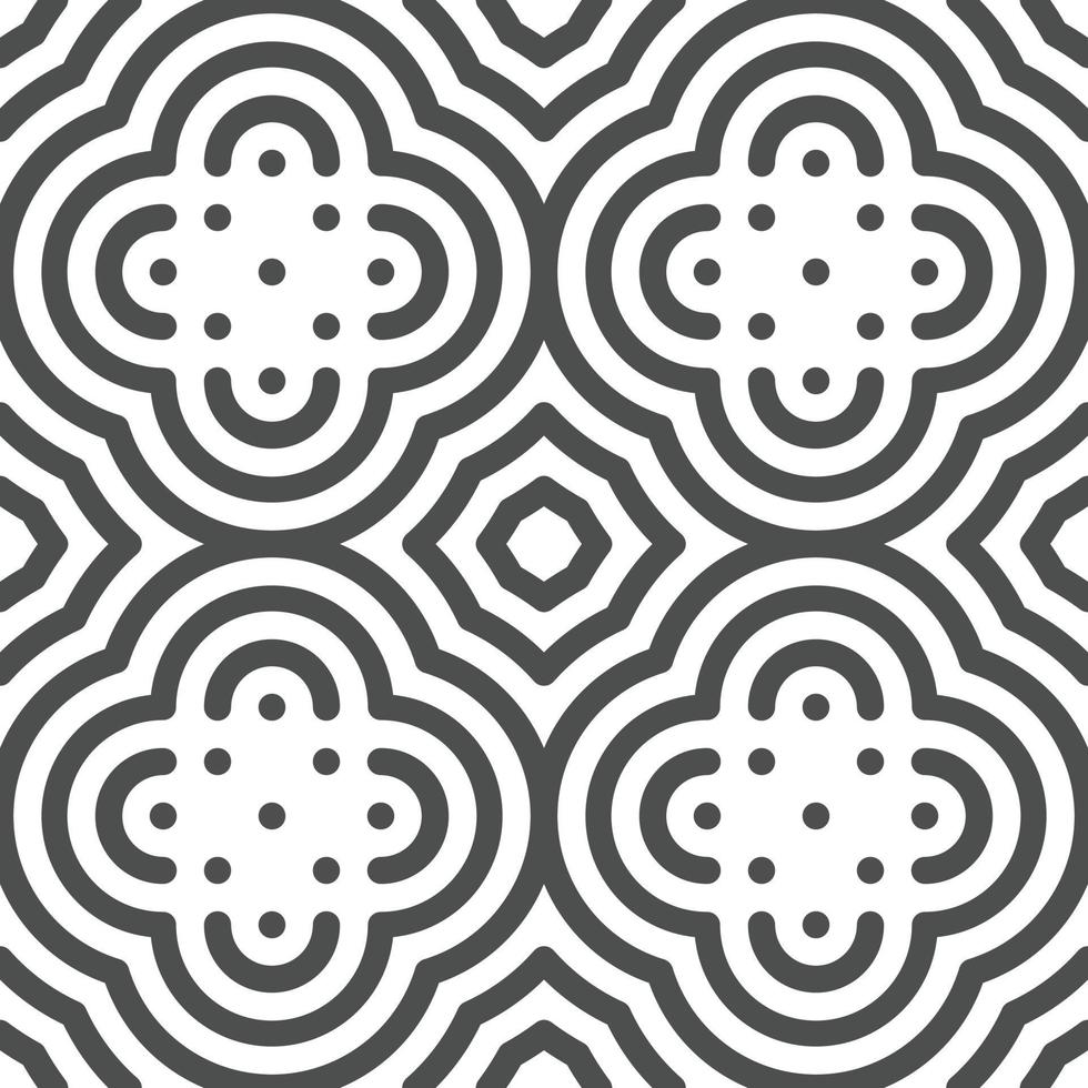 Abstract seamless geometric shape lines pattern vector