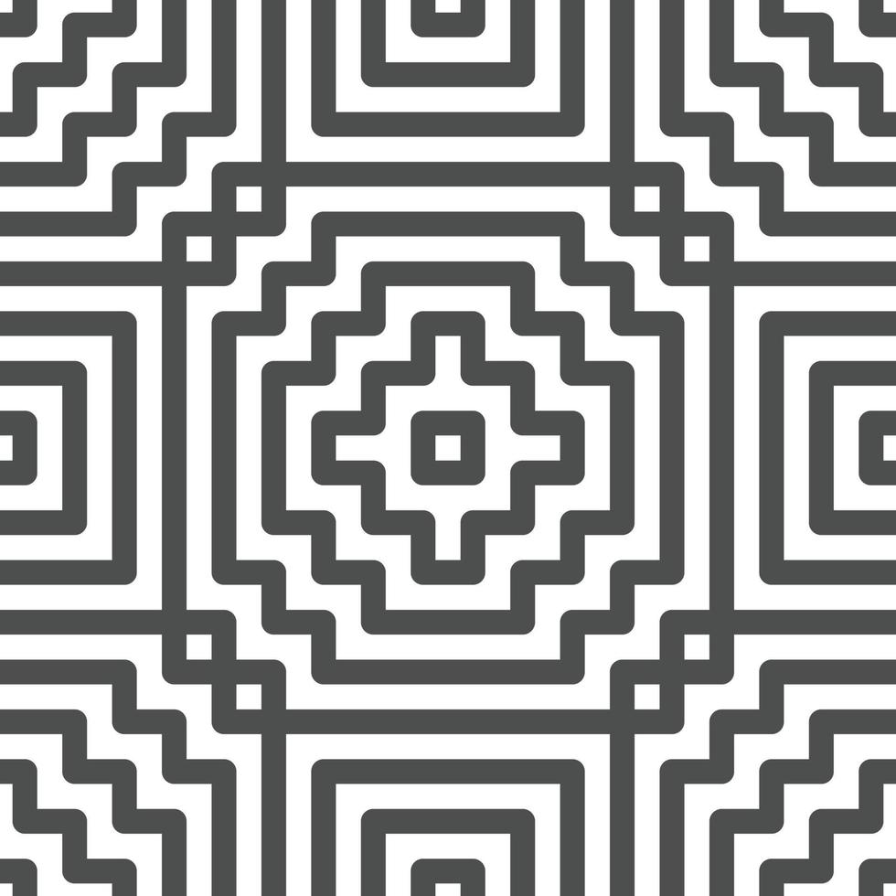Abstract seamless geometric shape lines pattern vector