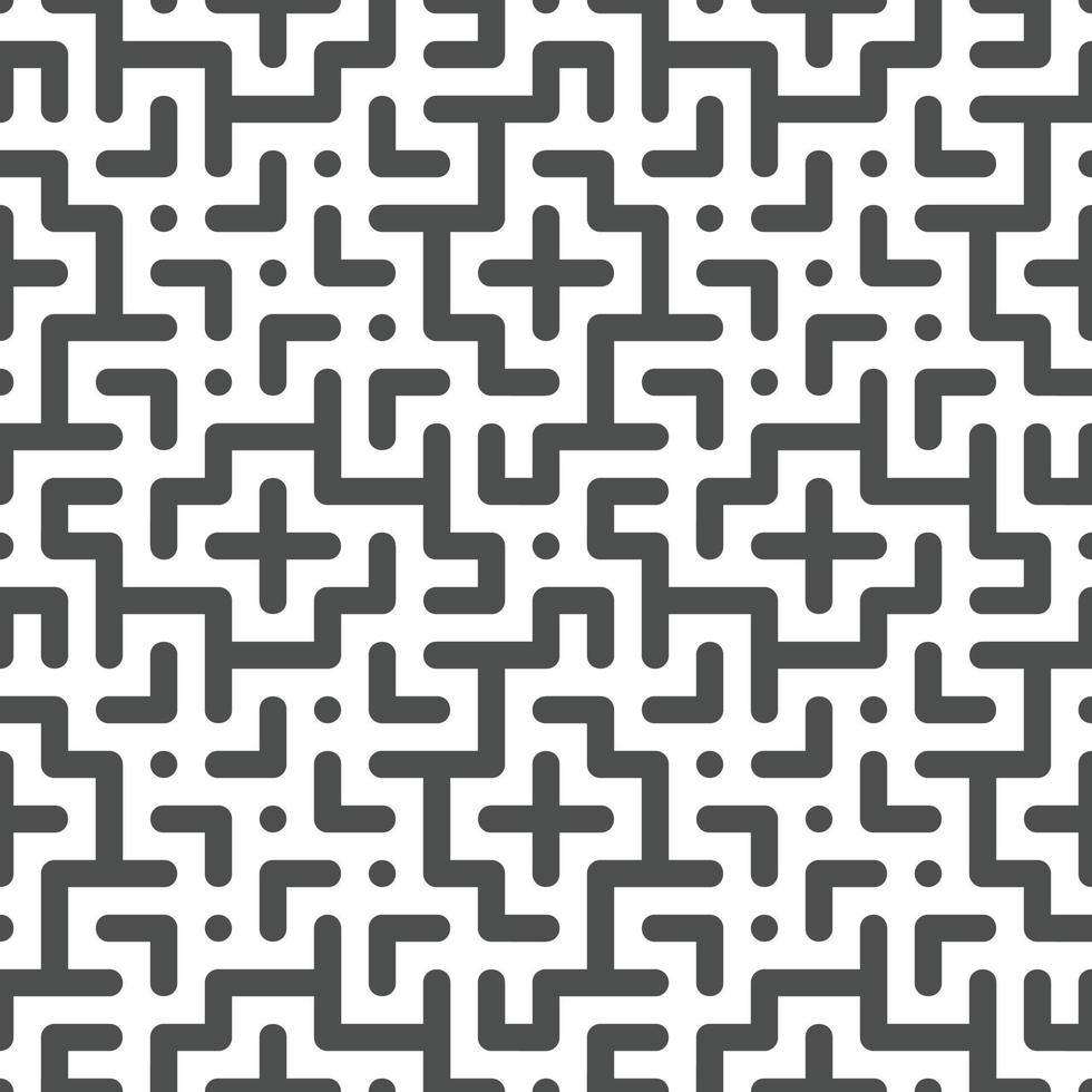 Abstract seamless geometric shape lines pattern 10 vector