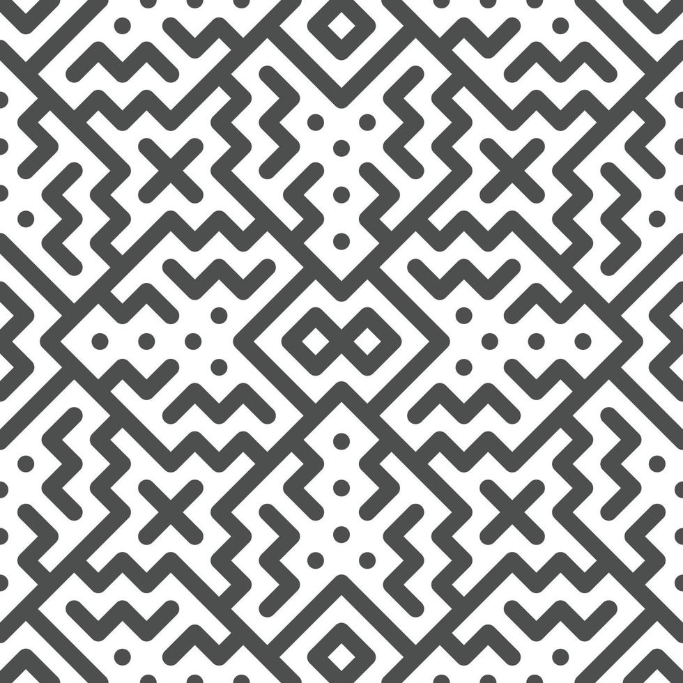 Abstract seamless geometric shape lines pattern vector