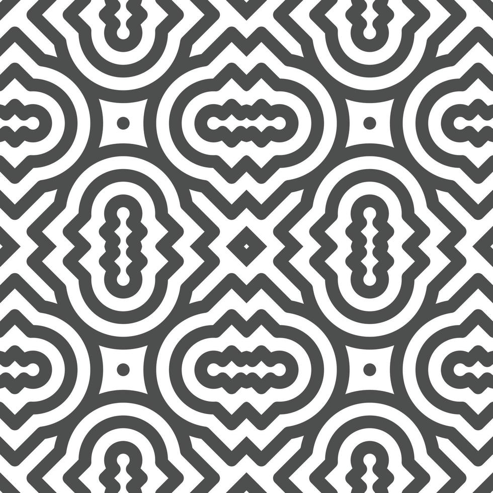 Abstract seamless geometric shape lines pattern vector