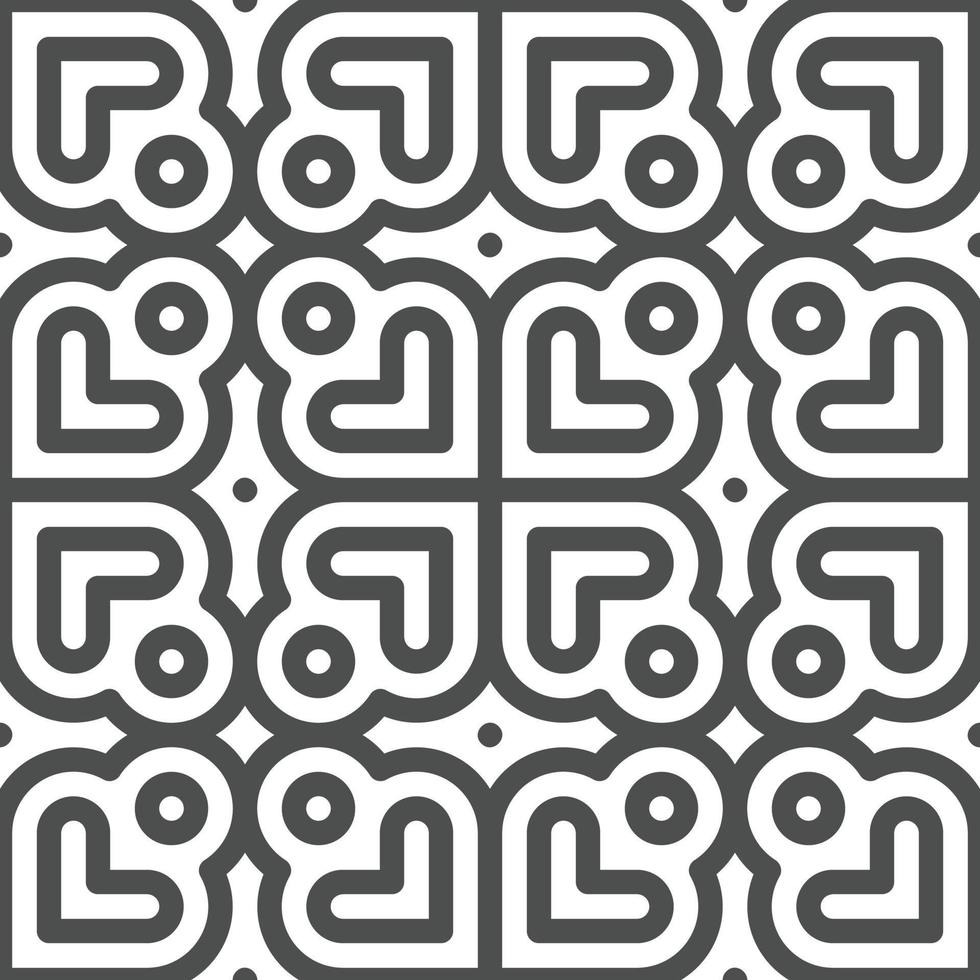 Abstract seamless geometric shape lines pattern vector
