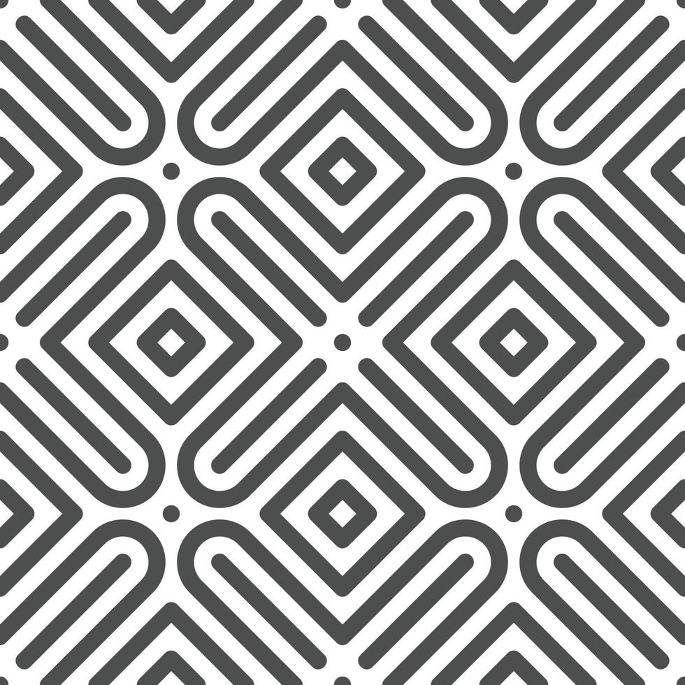 Abstract seamless geometric shape lines pattern vector