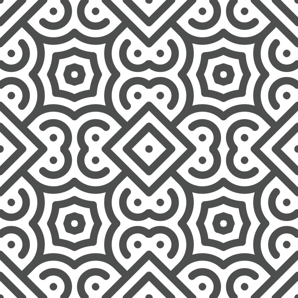 Abstract seamless geometric shape lines pattern vector