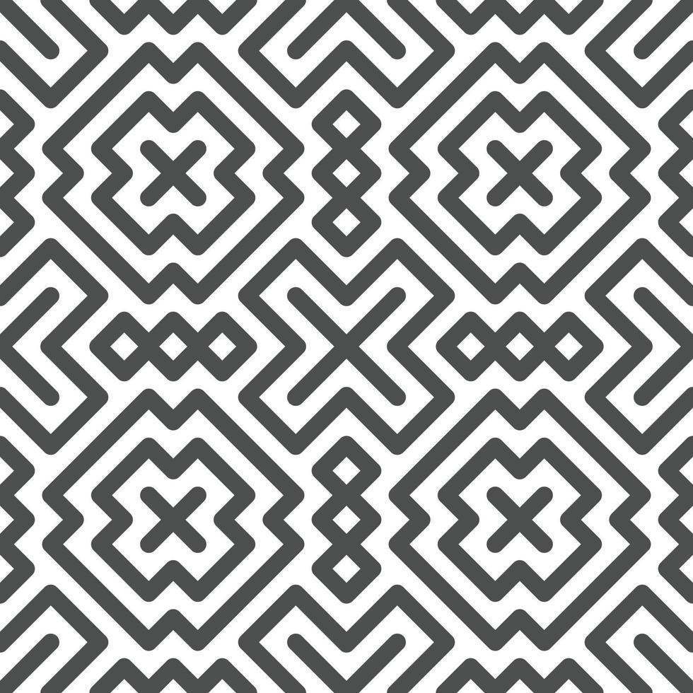 Abstract seamless geometric shape lines pattern vector