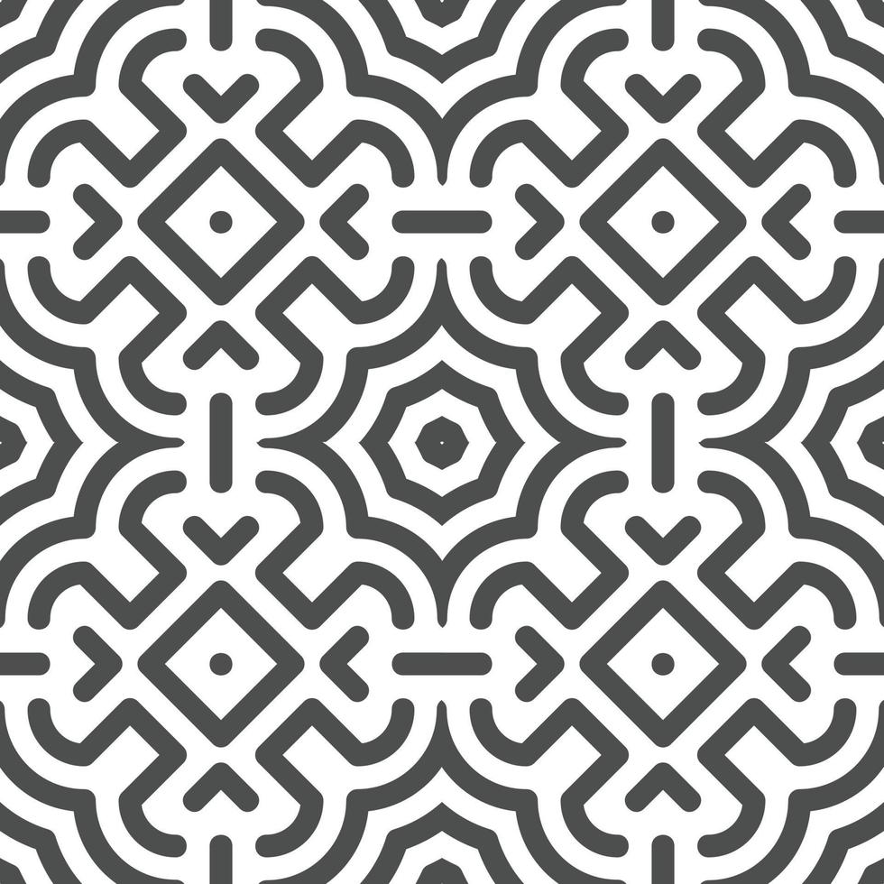 Abstract seamless geometric shape lines pattern vector