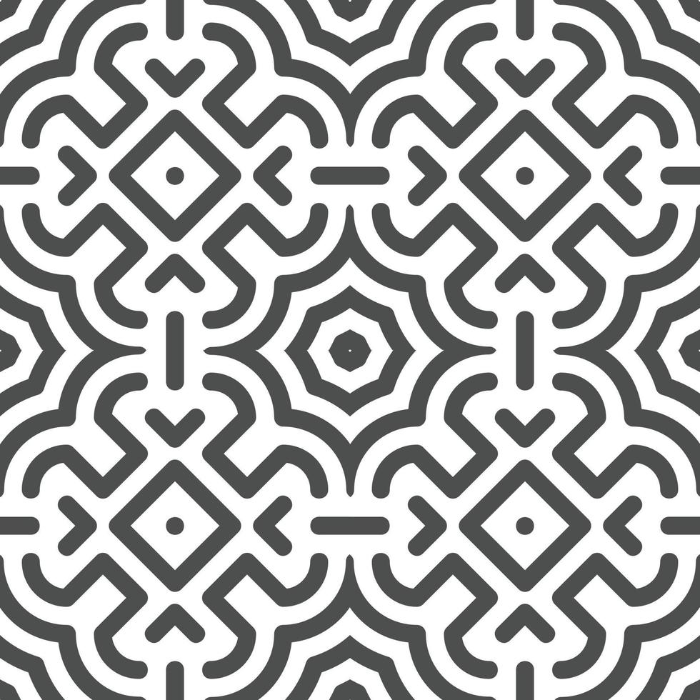 Abstract seamless geometric shape lines pattern vector