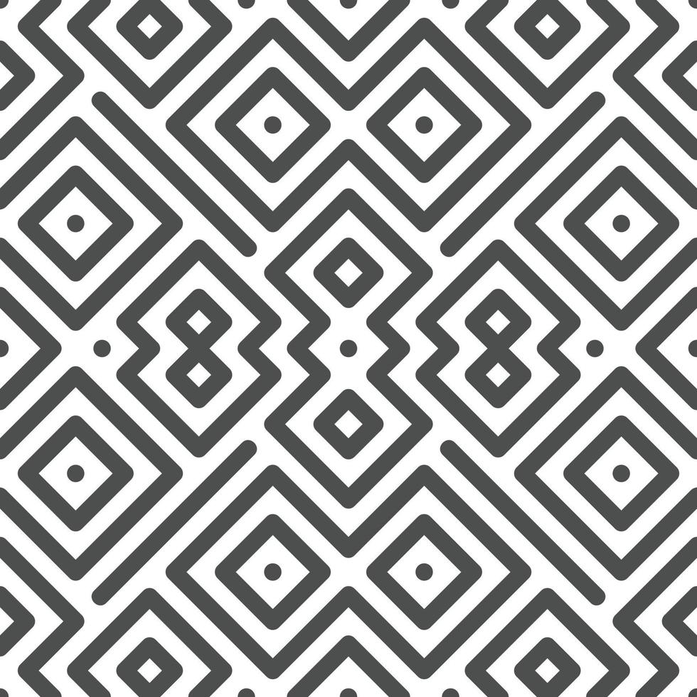 Abstract seamless geometric shape lines pattern vector