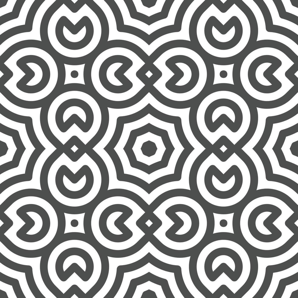 Abstract seamless geometric shape lines pattern vector