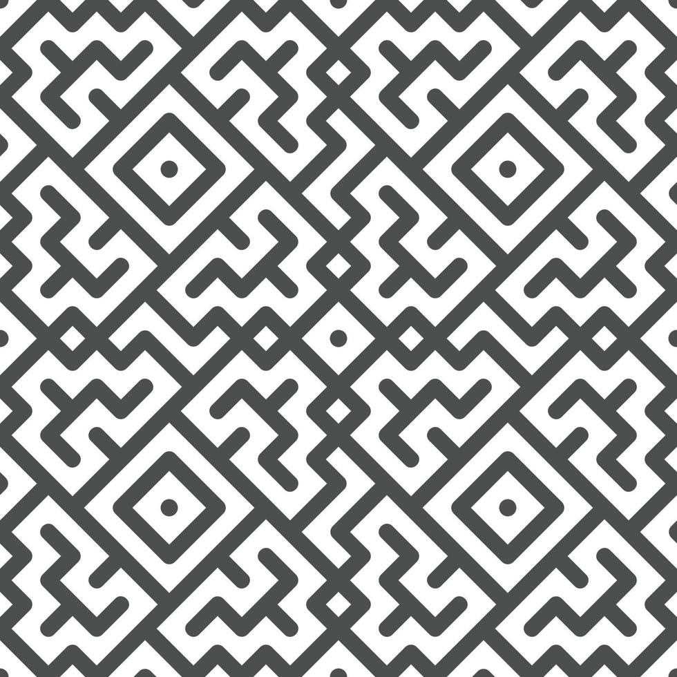 Abstract seamless geometric shape lines pattern 10 vector