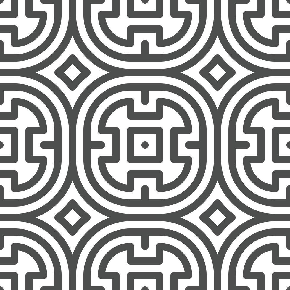 Abstract seamless geometric shape lines pattern vector