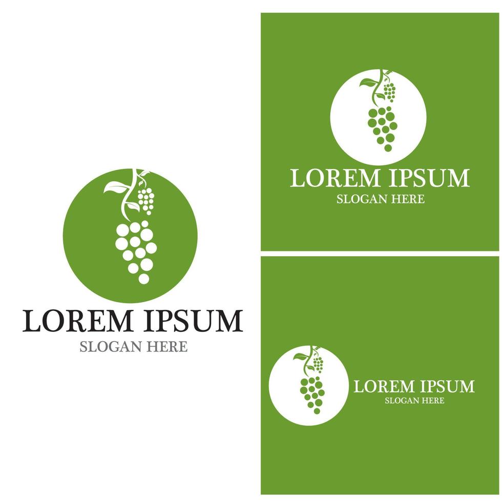 Grapes vector icon illustration design