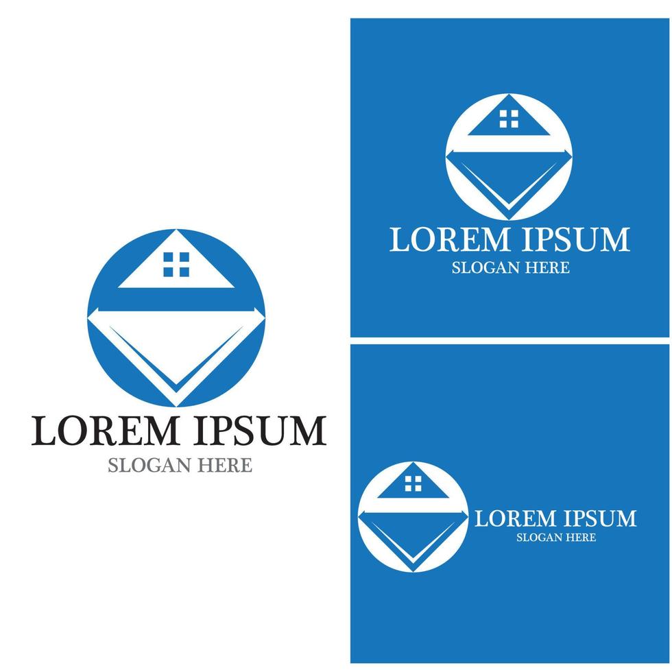 Property and Construction Logo design vector