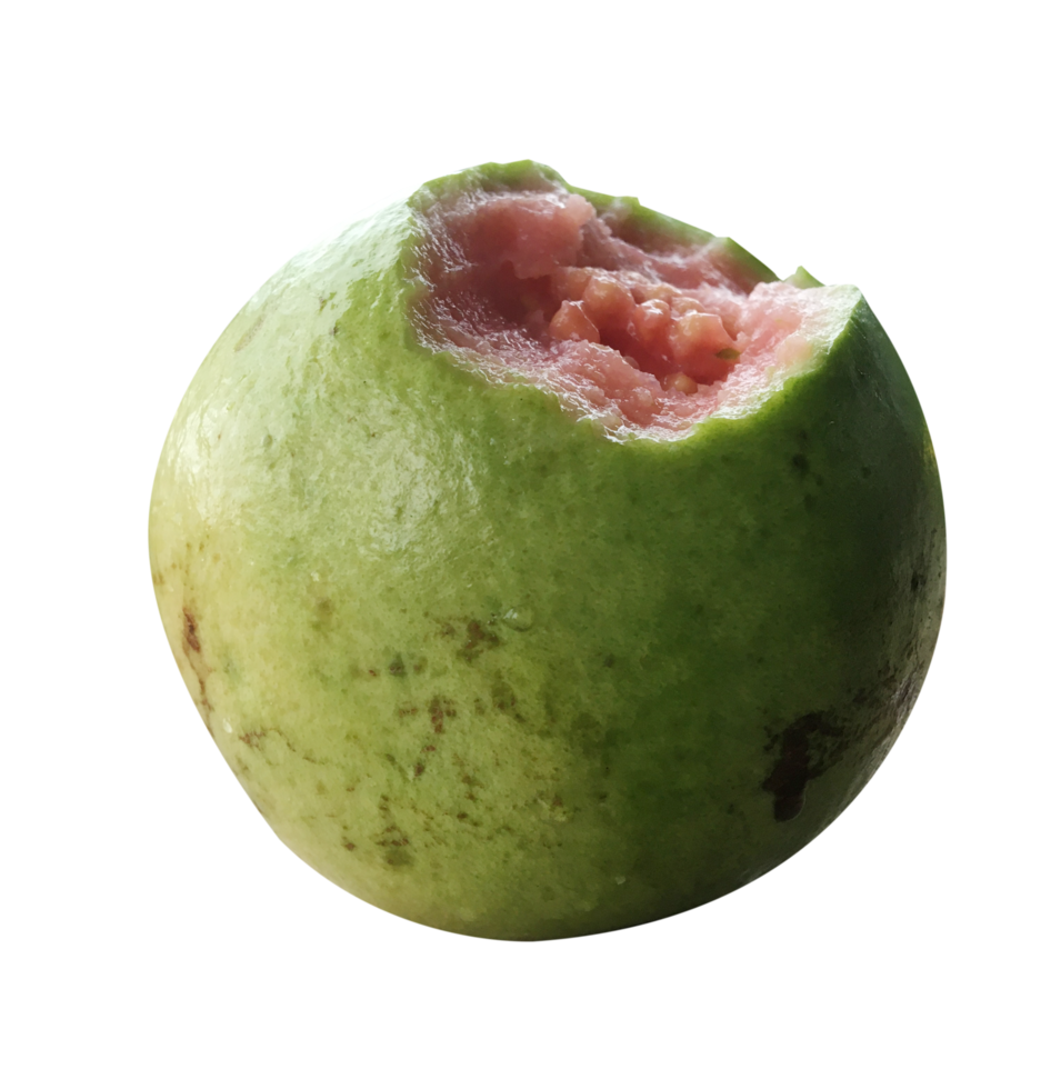 Fresh red guava isolated on transparent background png