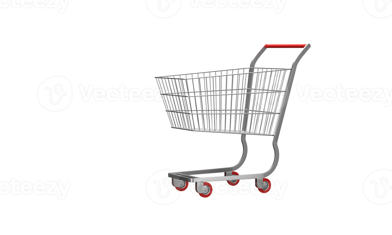 3D. sale supermarket cart for promotion shopping png