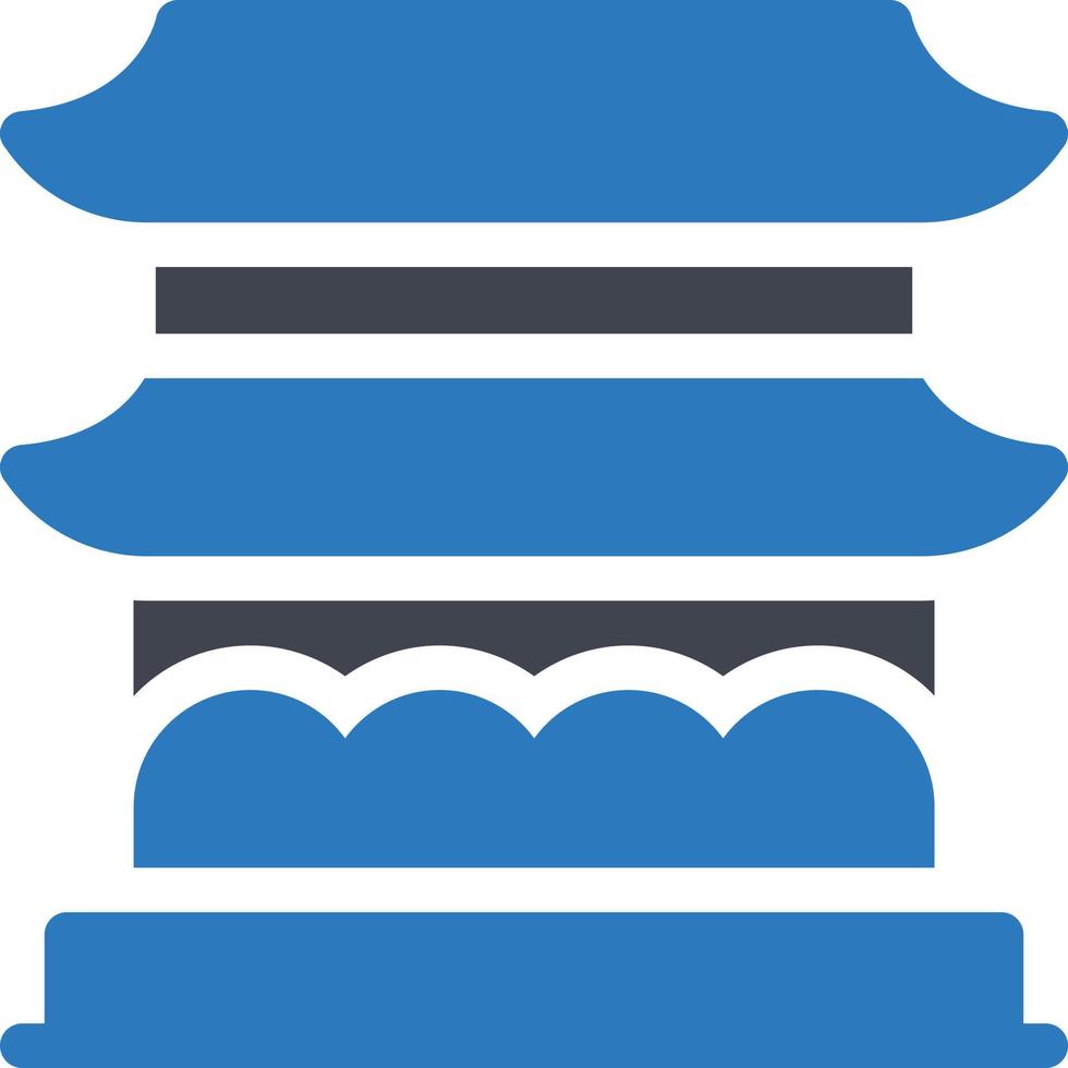 ilustración vectorial de beijing en un fondo. símbolos de calidad premium. iconos vectoriales para concepto y diseño gráfico. vector